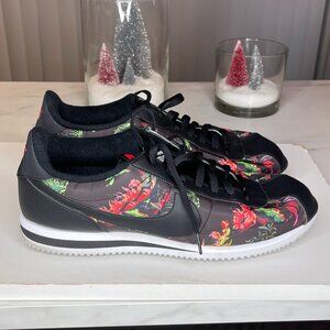 Nike Cortez - Floral Black/Multicolor